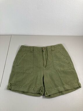 Sundance Shorts Womens 14 Linen Cotton Blend Lightweight - NEW